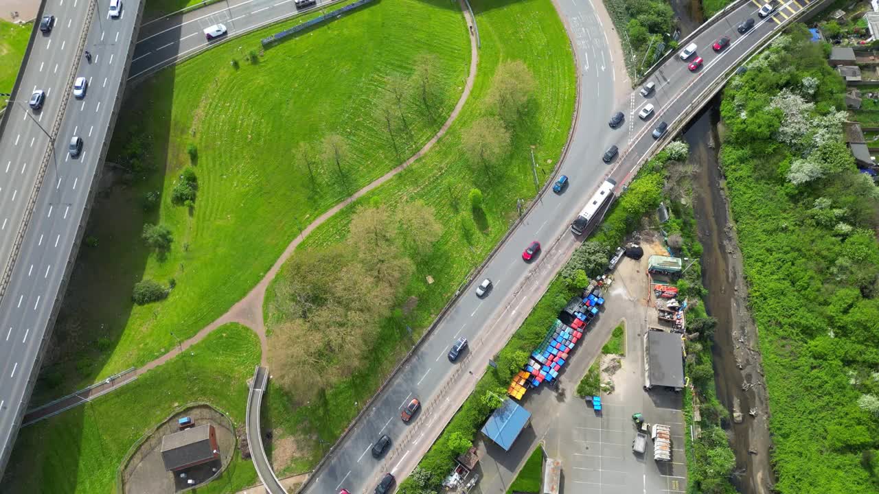 西布伦特横贯伦敦市和交通英格兰联合王国视频素材