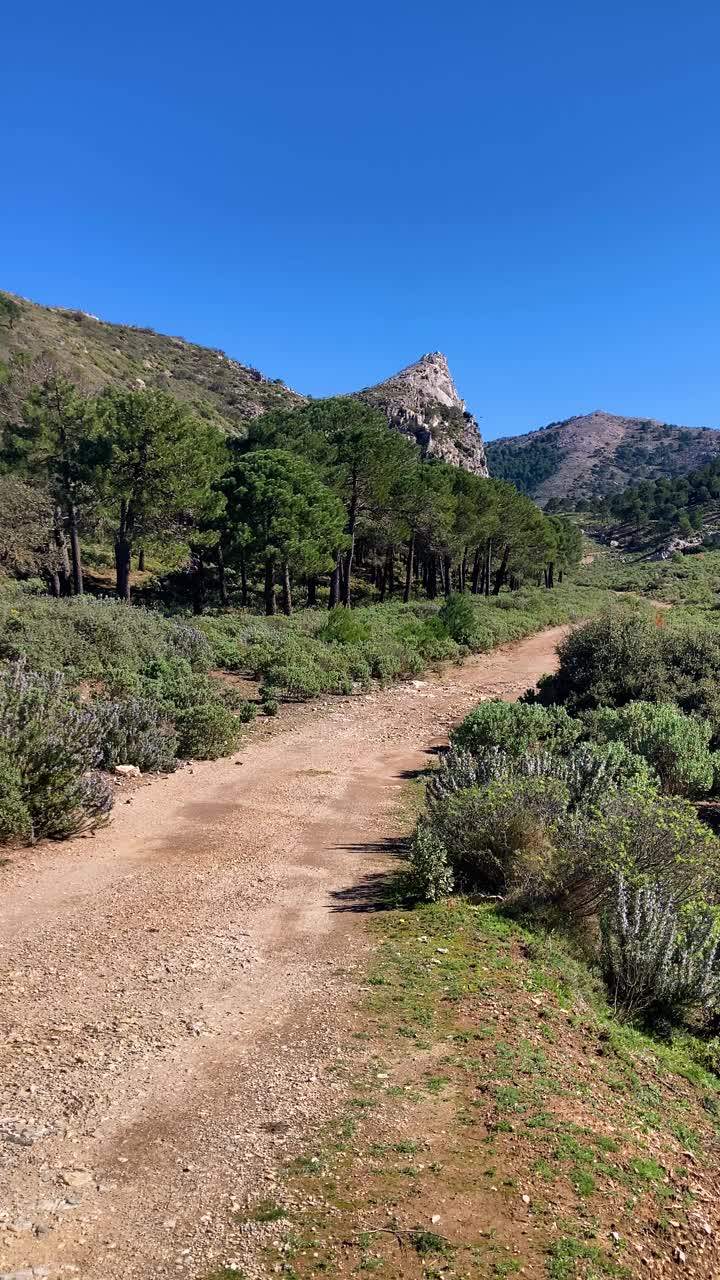 马洛马峰小道全景视频素材