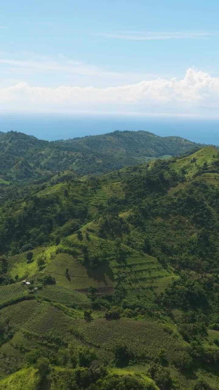 青山绿水。视频素材