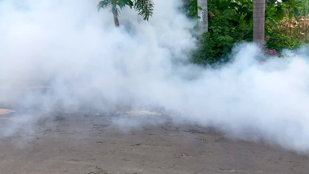 喷雾农药用于杀灭传染性蚊虫，预防疾病视频下载