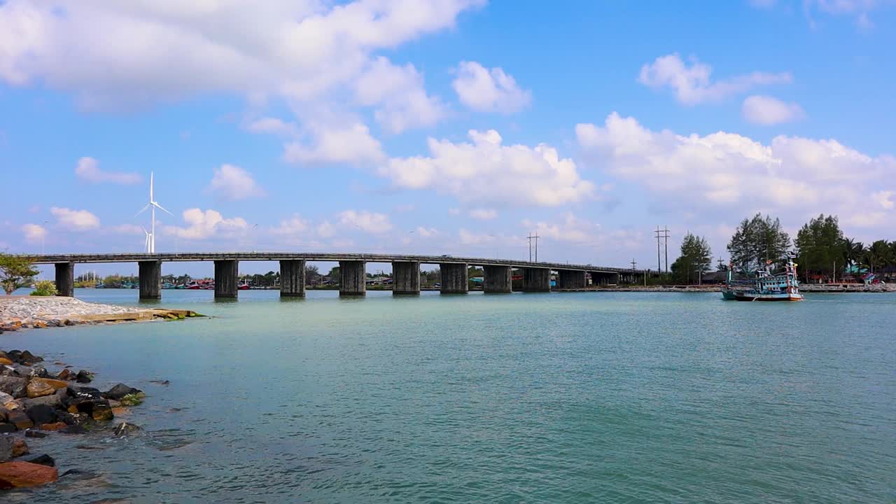 泰国Nakornsrithammarat Phraek Mueang海滩的大海视频素材