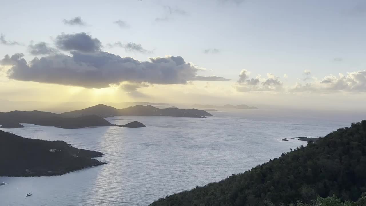 珊瑚湾，美属维尔京群岛视频下载