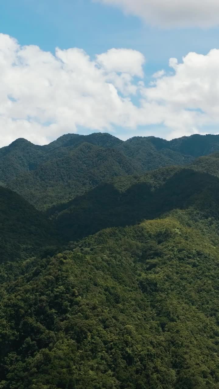 山的风景。菲律宾。视频素材