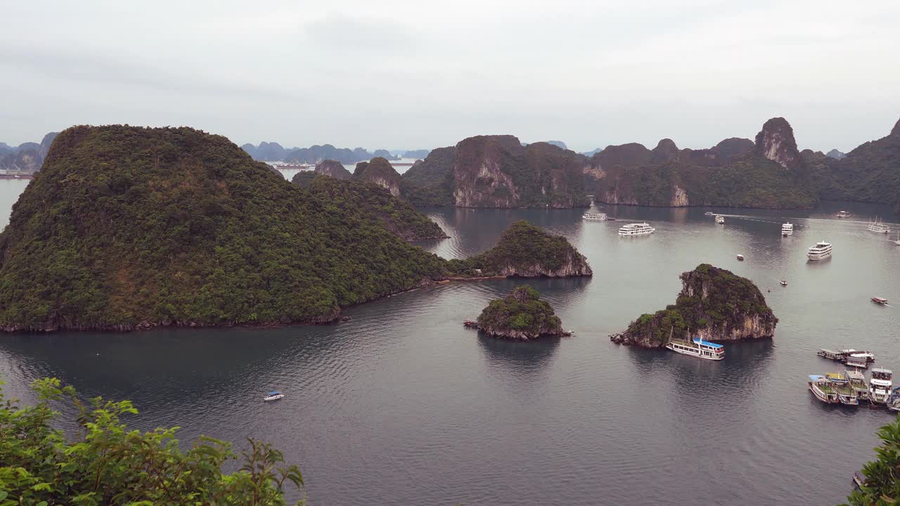 下龙湾，越南视频素材