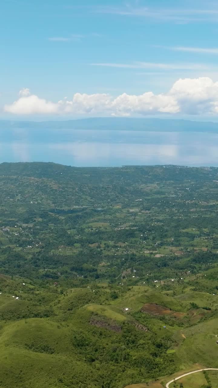 热带的海和山。视频素材