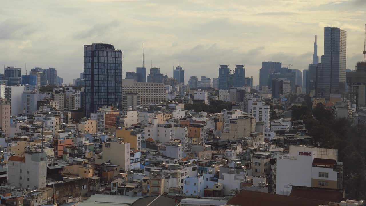 胡志明市(西贡)，越南视频素材