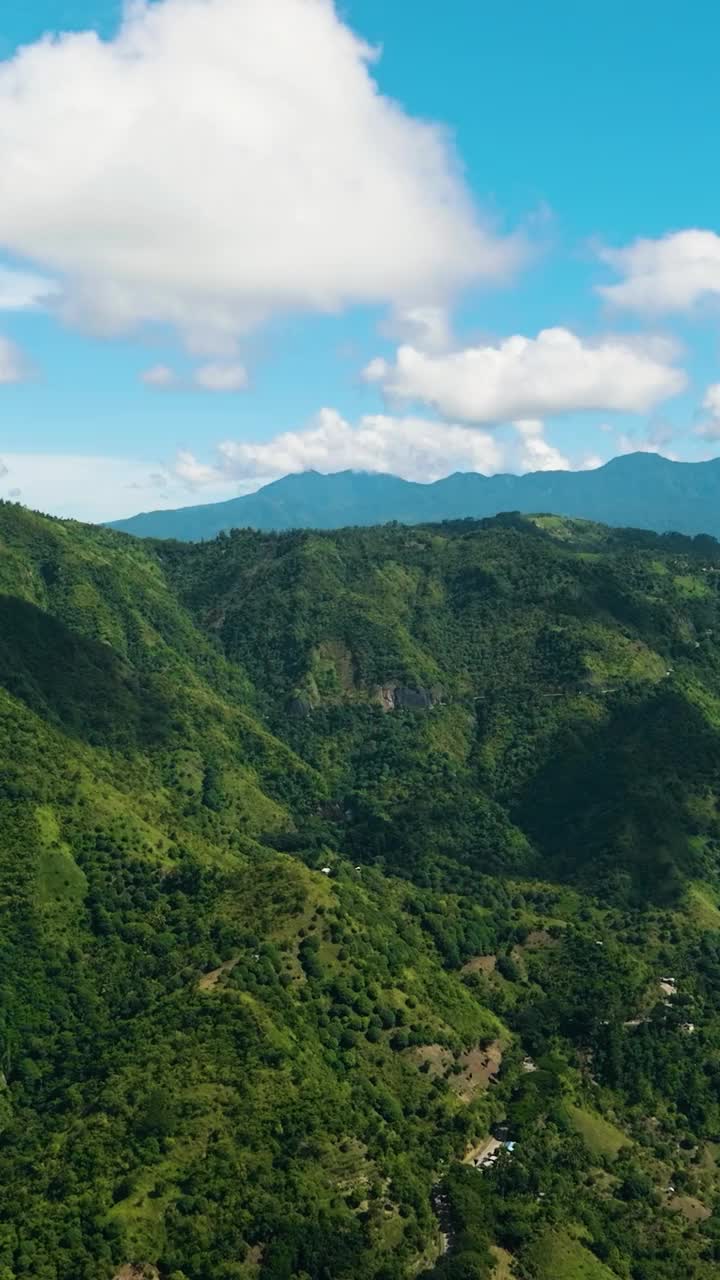 山的风景。菲律宾。视频素材