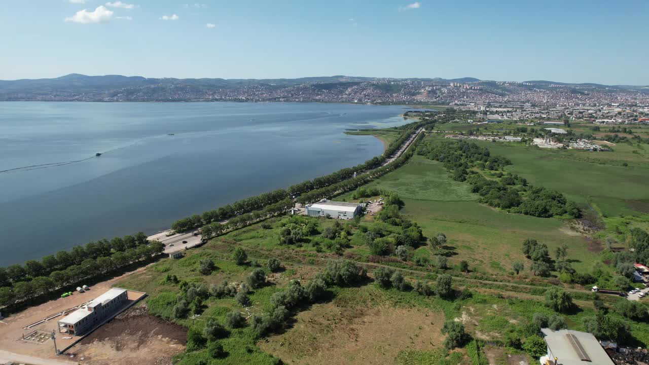 空中kocaeli, izmit地区视频下载