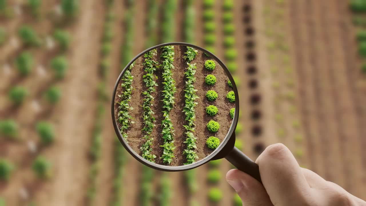 以农业种植园为重点的视频素材