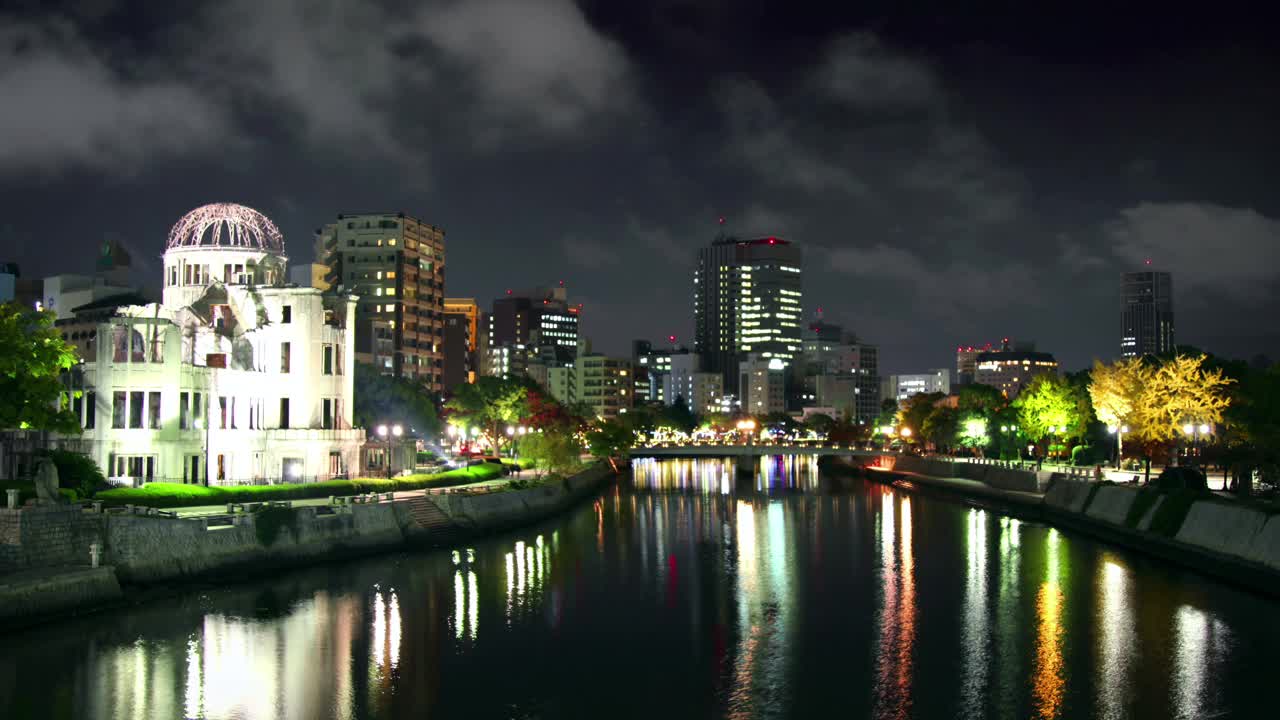 广岛河地平线视频素材