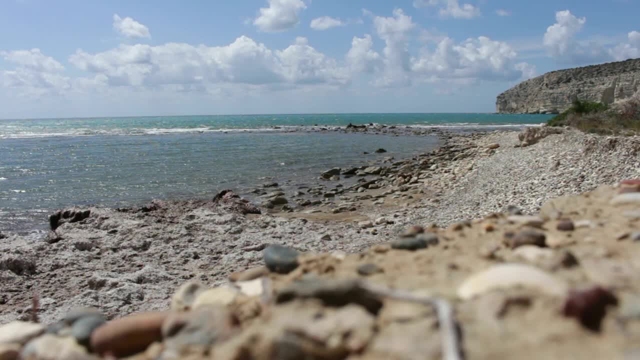 塞浦路斯海滩视频素材