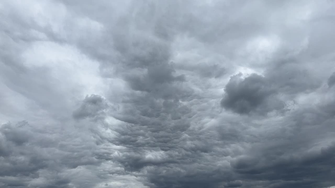 乌云在天空中流逝。视频素材