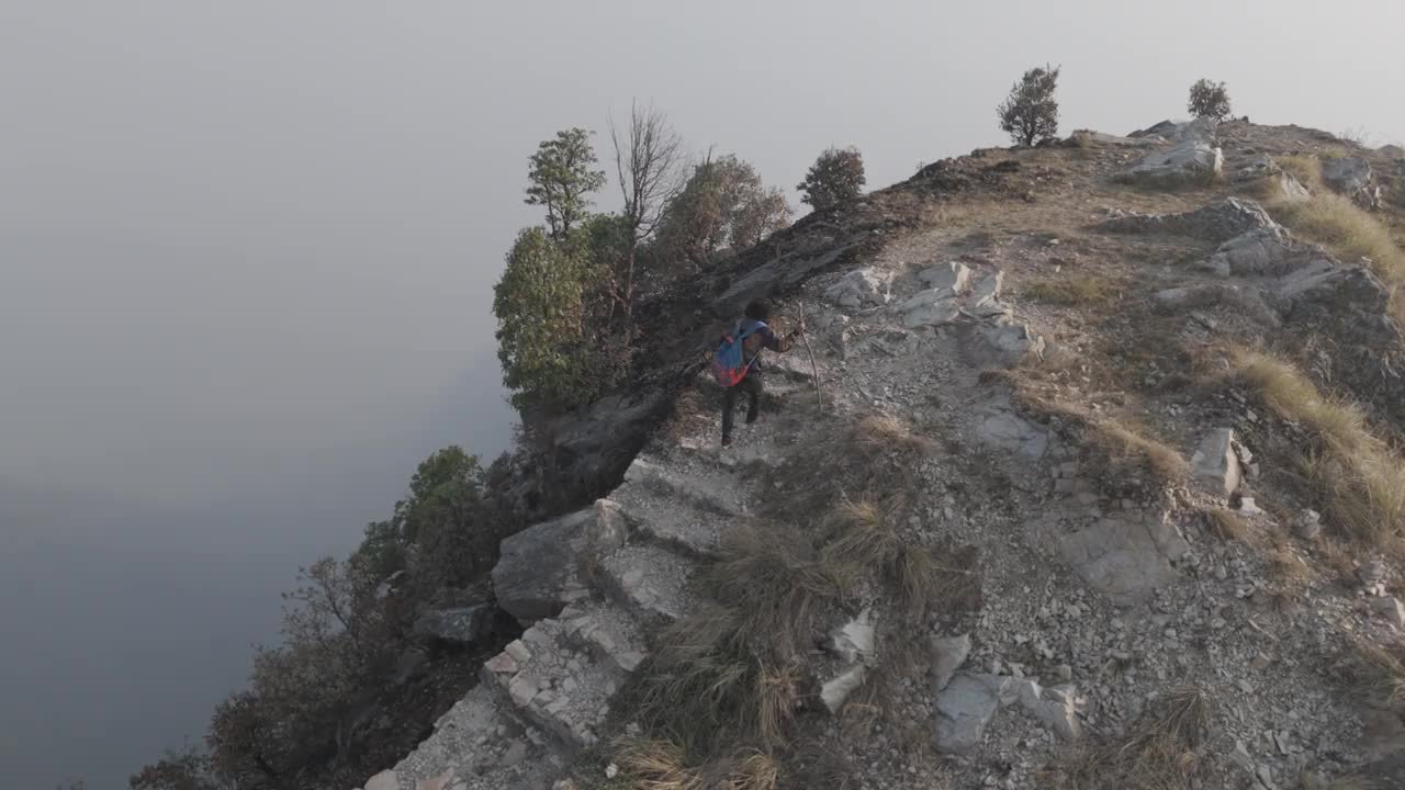 人类在喜马拉雅山顶的旅程视频下载