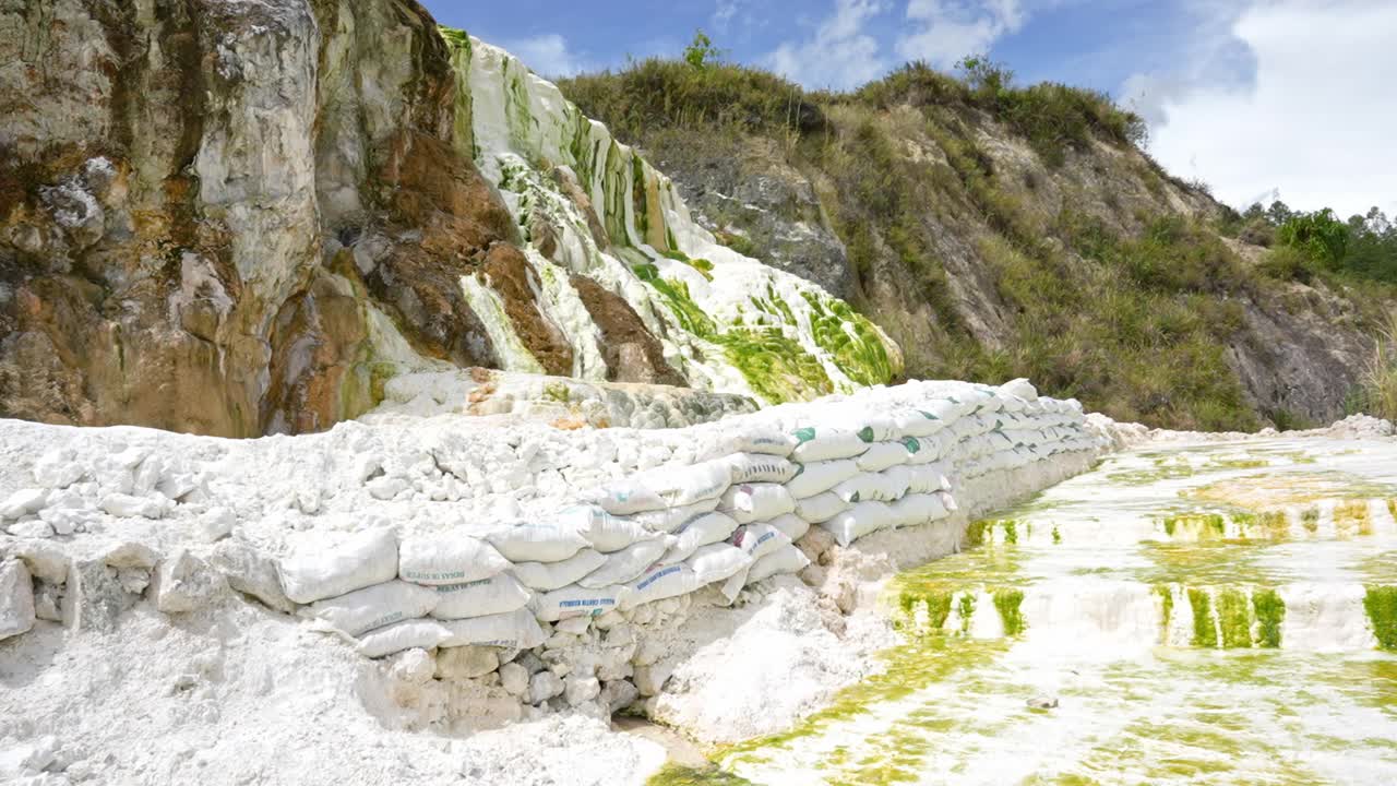 Sipoholon温泉是塔帕努里的温泉。视频下载