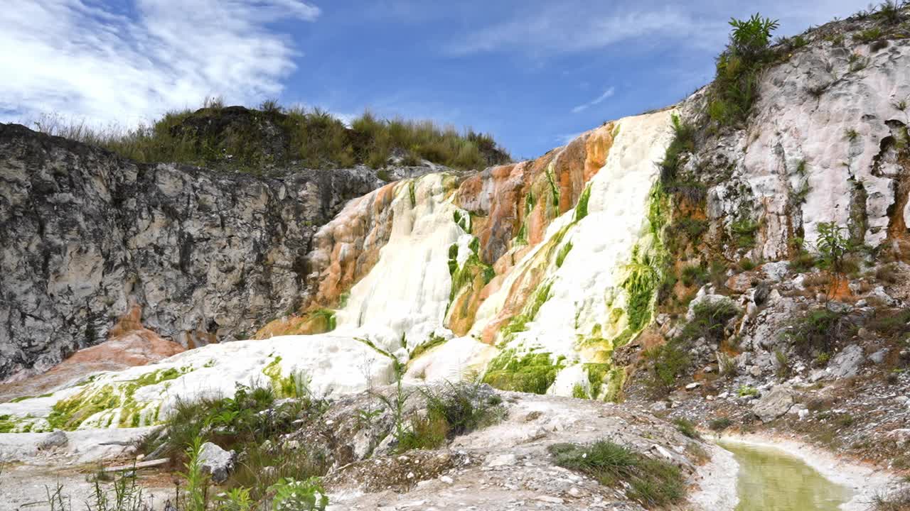 Sipoholon温泉是塔帕努里的温泉。视频下载