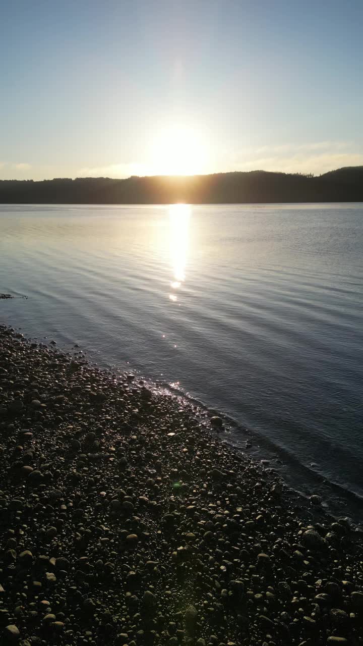 胡德运河岸边的日出视频素材