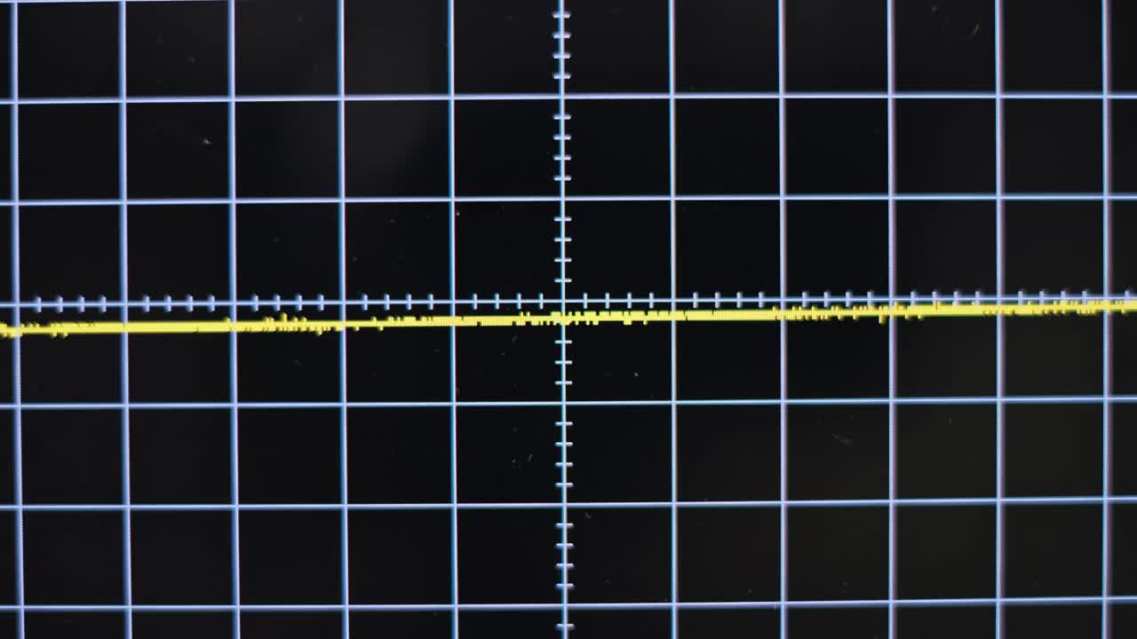示波器正弦波频率变化视频素材