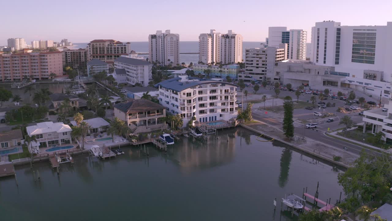 滨水住宅地产视频下载