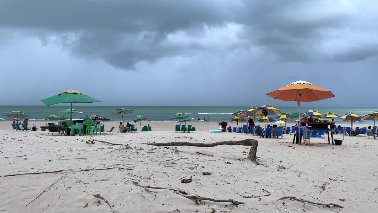 从Boa Viagem海滩眺望视频素材