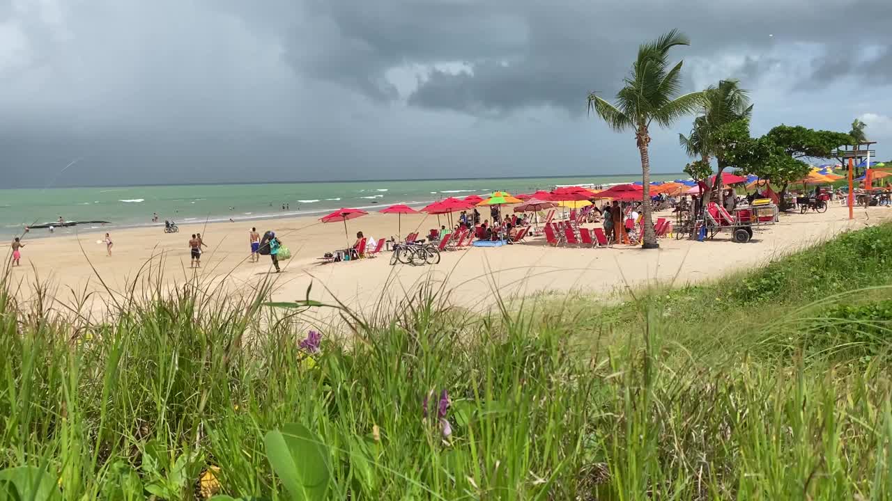 从Boa Viagem海滩眺望视频素材