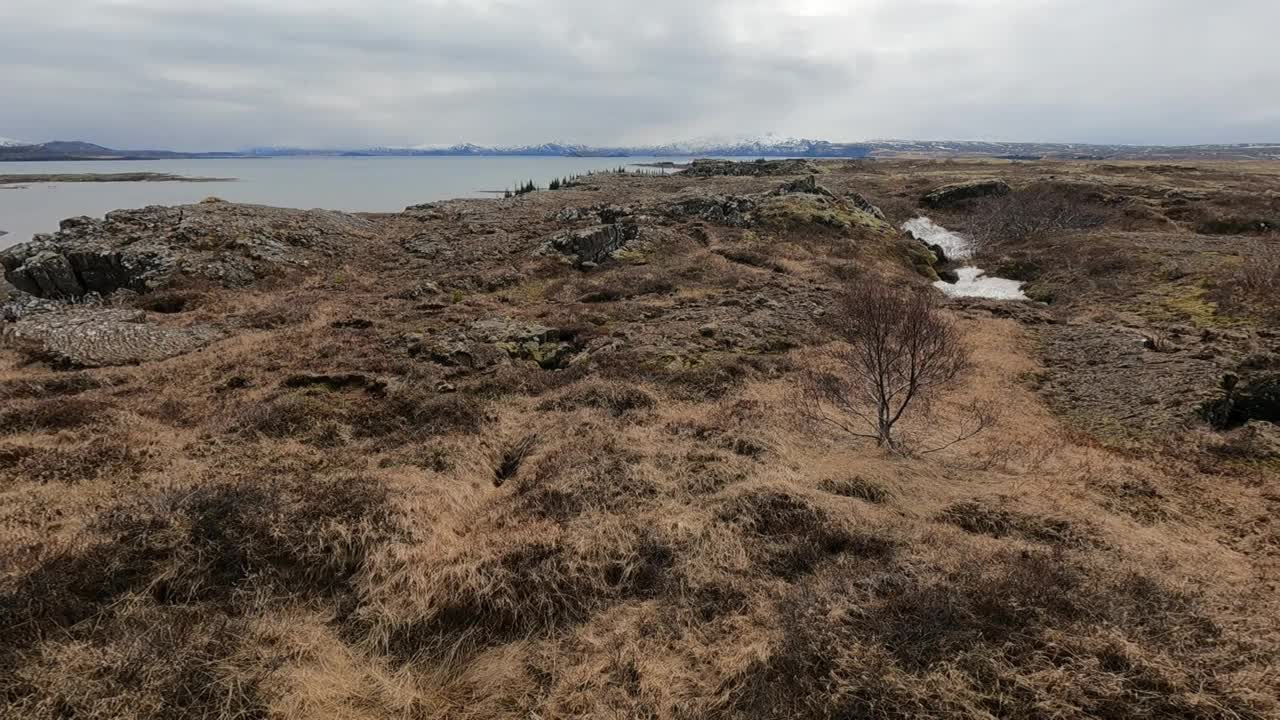 四月的冰岛风景视频素材