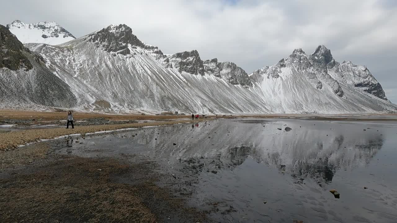 四月的冰岛风景视频素材