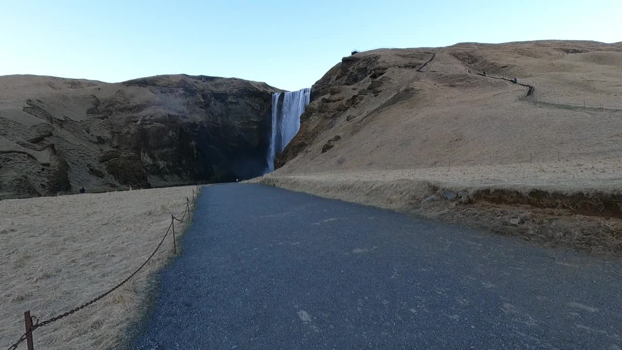 四月的冰岛风景视频素材