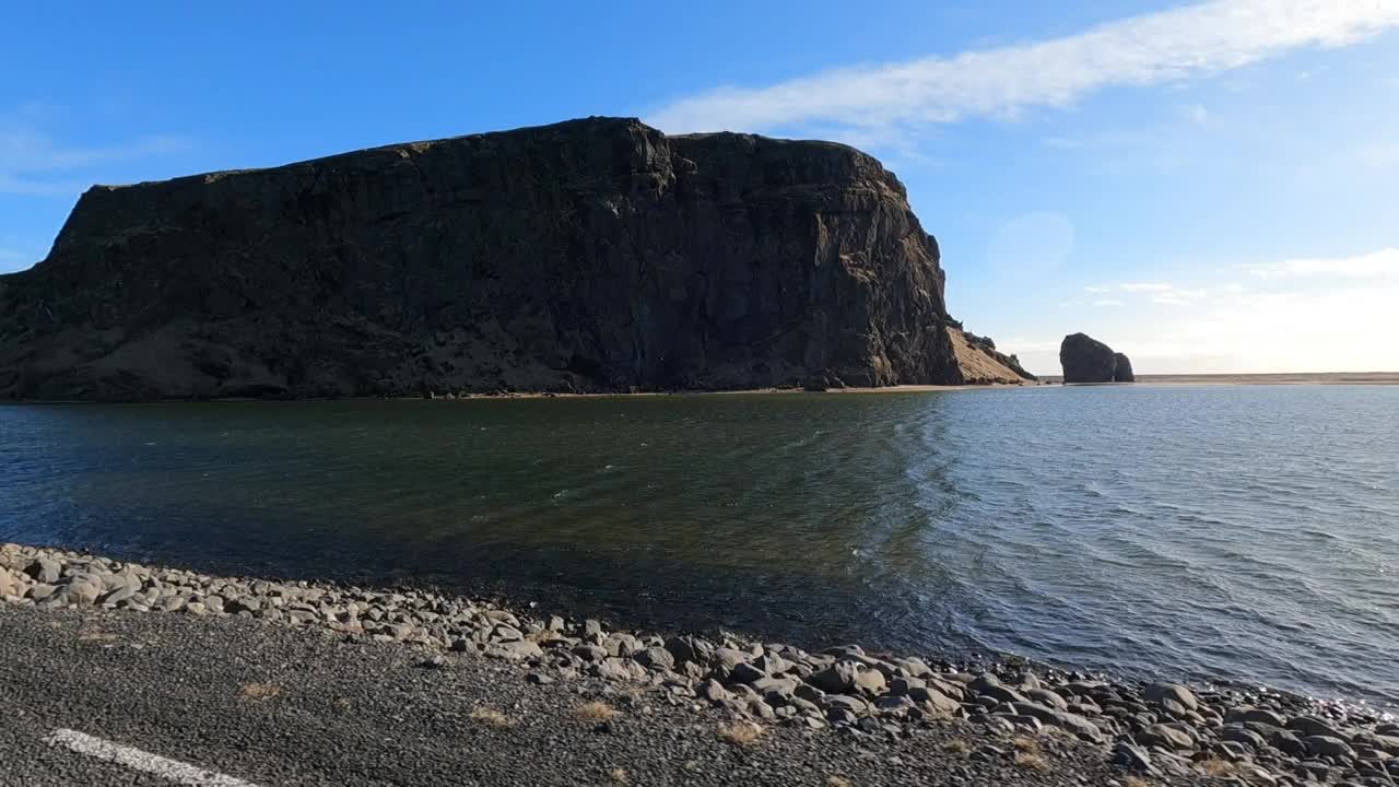 四月的冰岛风景视频素材