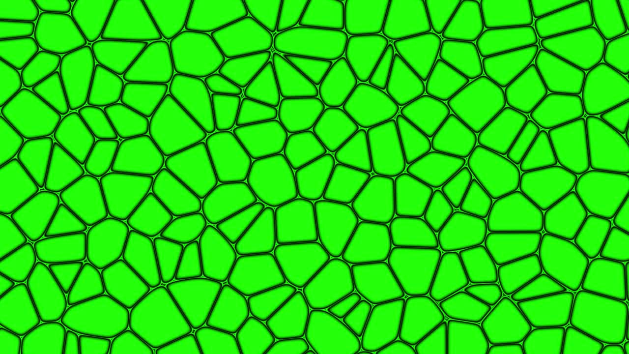 4K抽象基本图案绿色背景视频素材