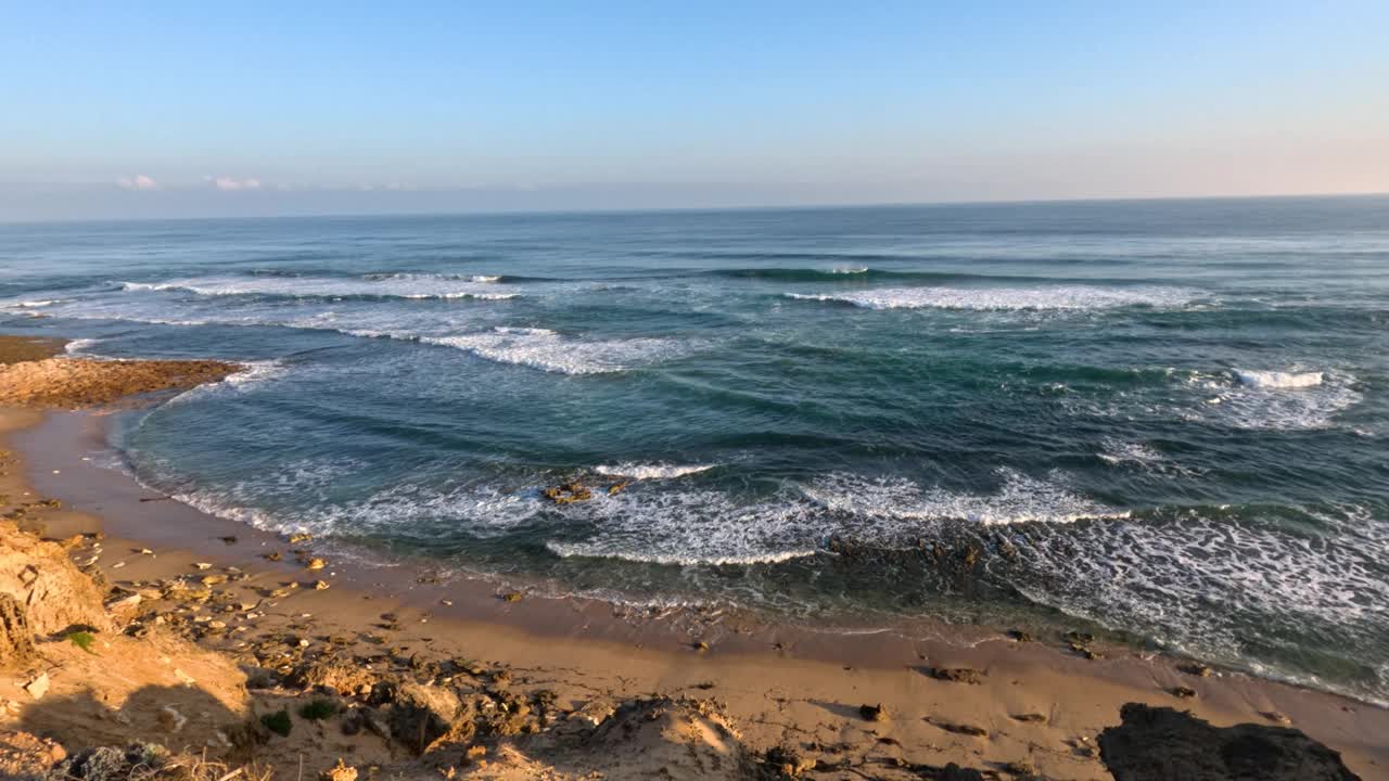 莫宁顿半岛海浪视频素材