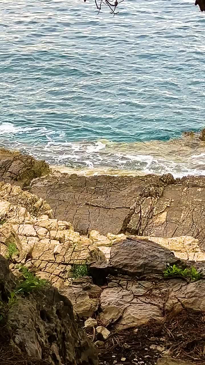 克罗地亚海景。视频素材