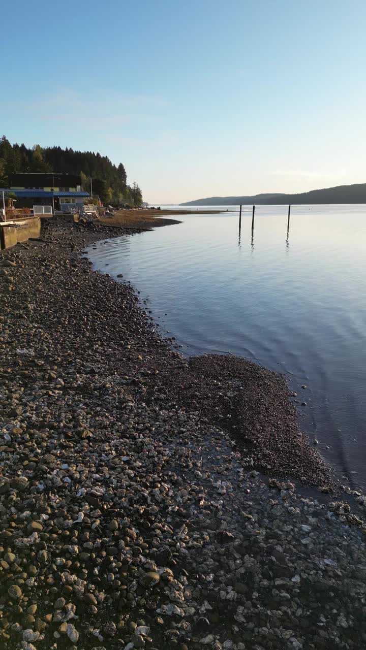 海岸线日出视频素材