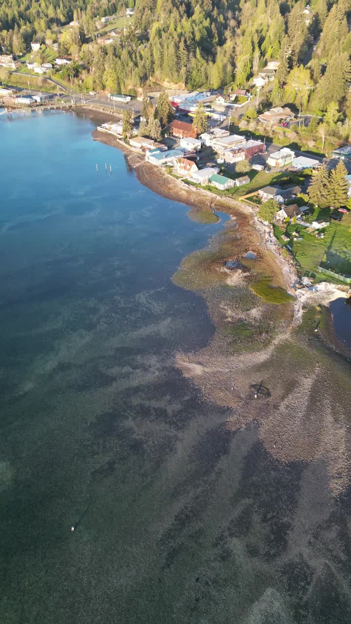 沿海小镇视频素材