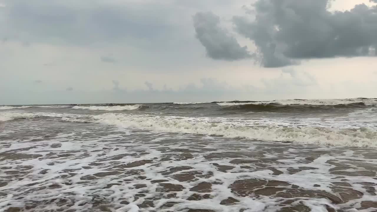 印度果阿的安朱纳海滩视频下载