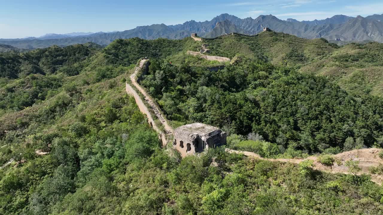 盘龙山长城，古北口视频下载