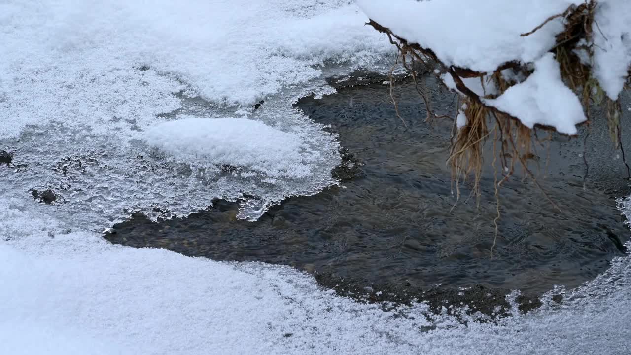 冻结流视频素材