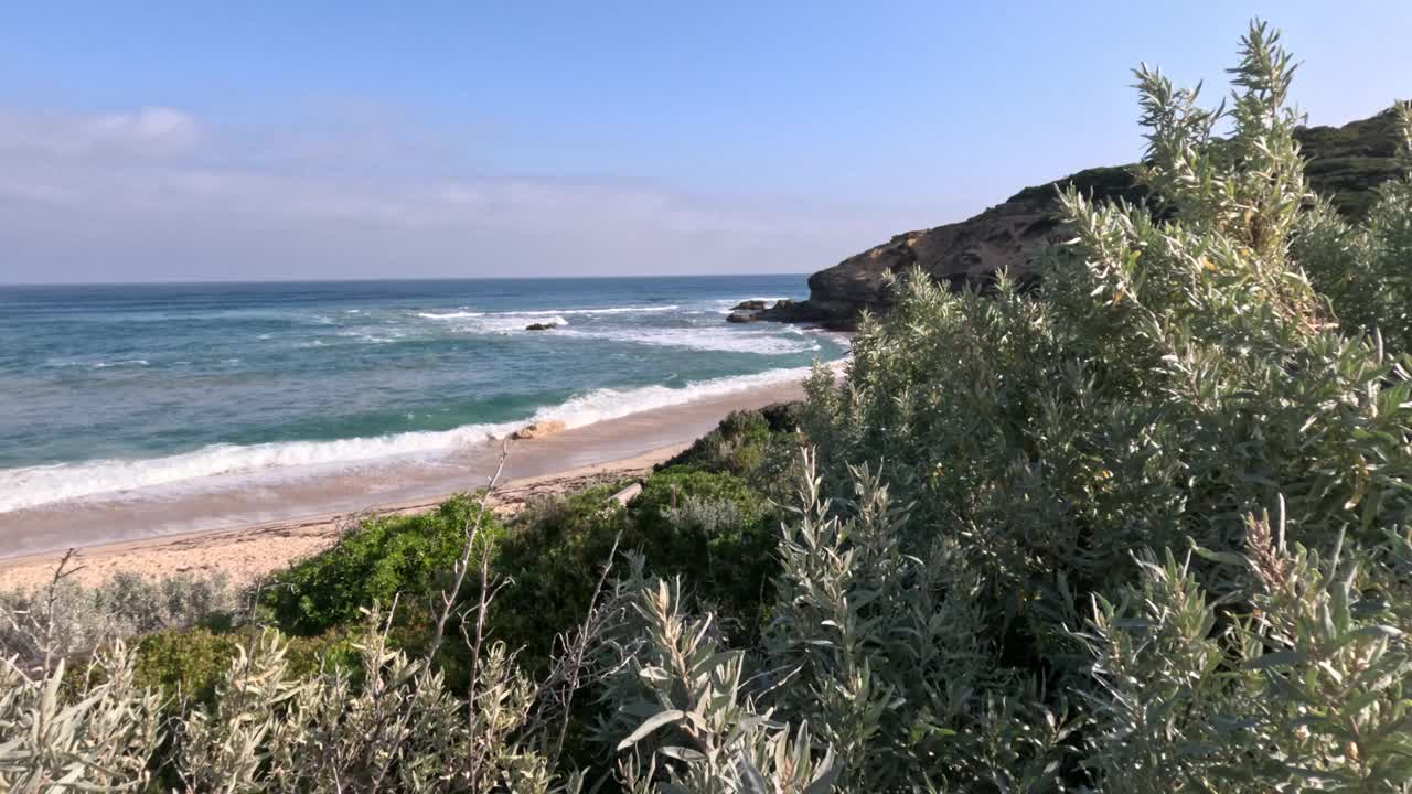 莫宁顿半岛的海浪视频素材