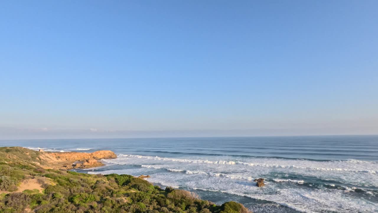 莫宁顿半岛海岸海浪视频素材