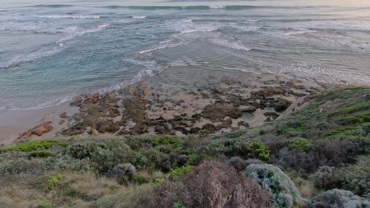 巴斯海峡的海岸景观视频素材