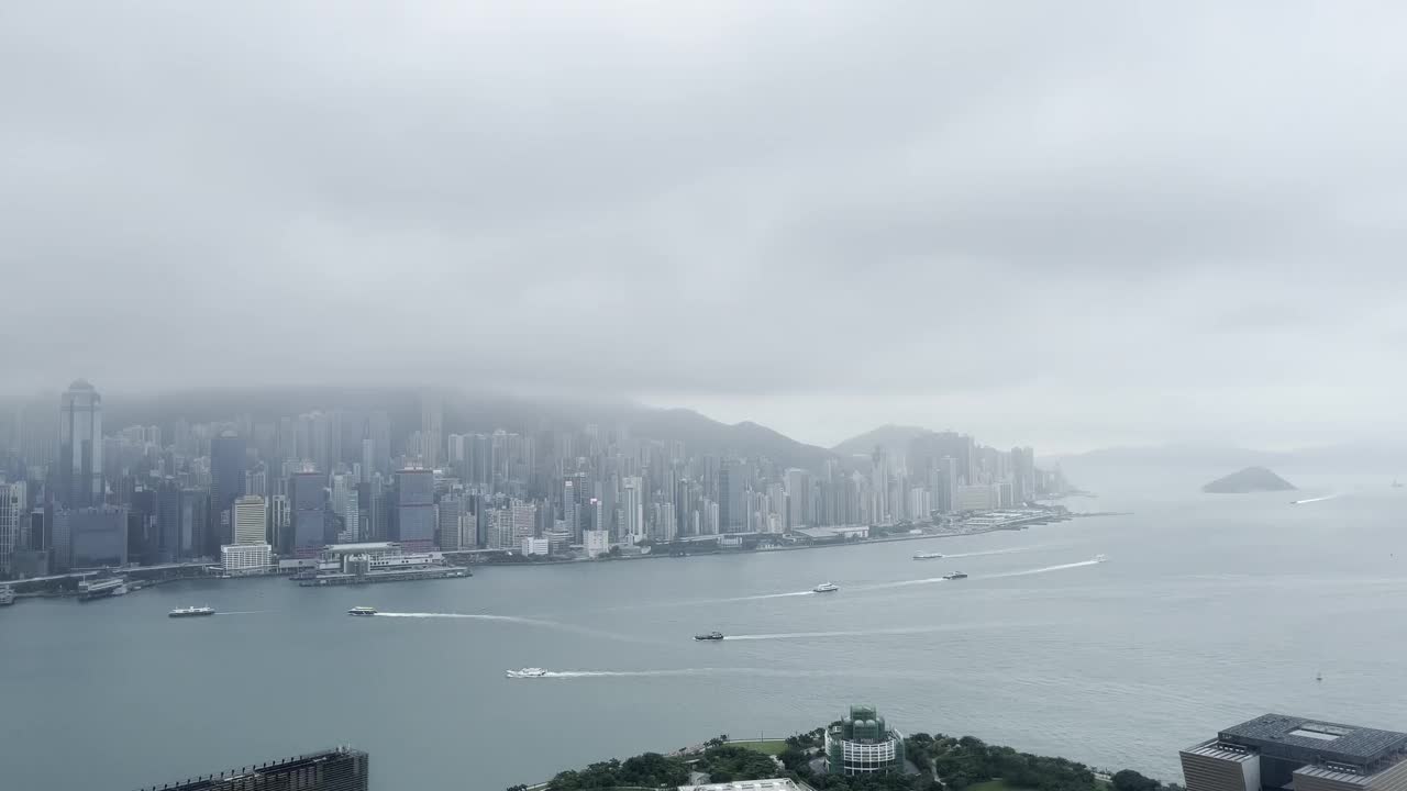 香港岛天际线视频下载