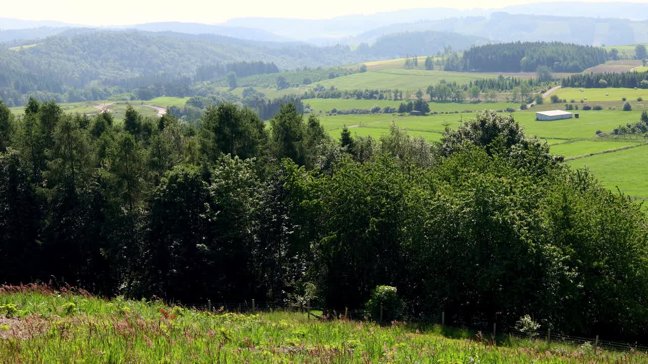 德国hochsauerland的景观4k 25fps视频视频素材