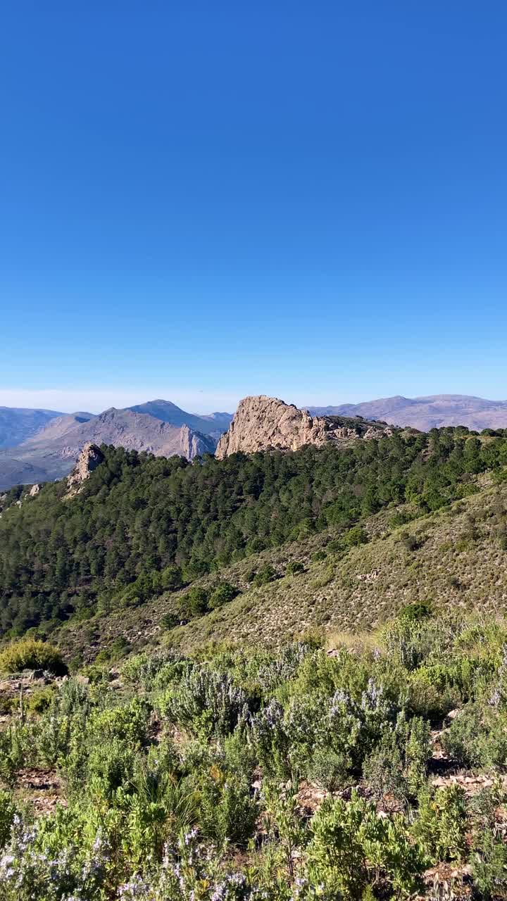 马洛马峰小道全景视频素材