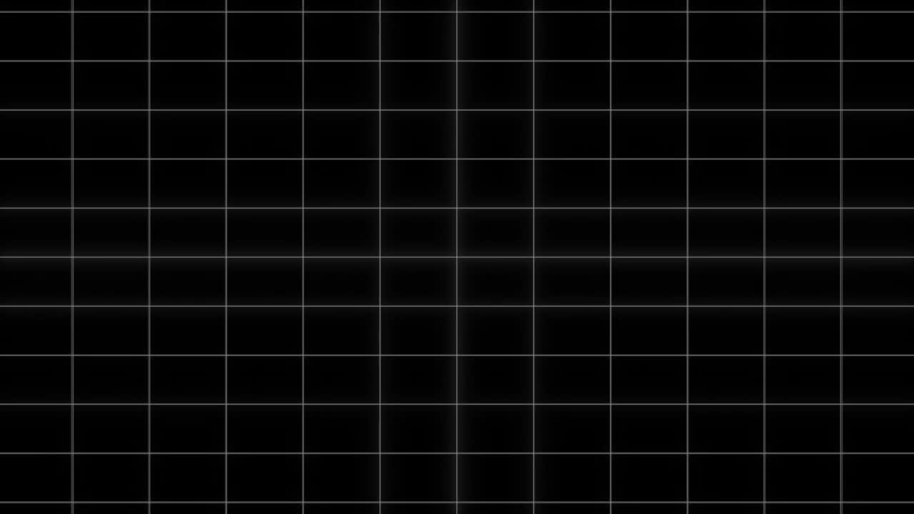 黑色和粉红色网格发光点在几何图案视频素材