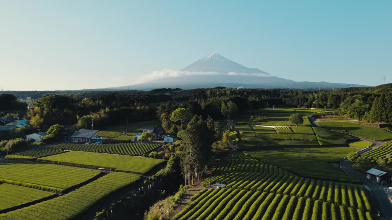 富士山景观视频素材