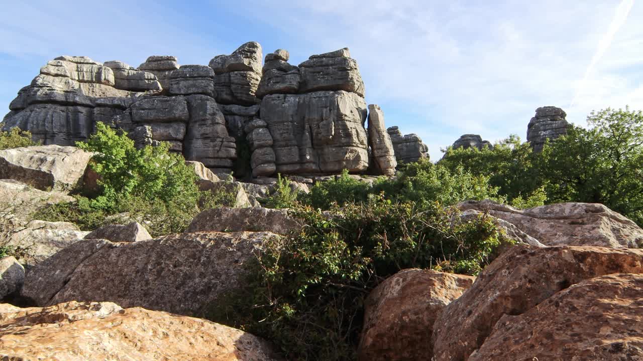 El Torcal de Antequera是位于西班牙安达卢西亚省Málaga的一个自然区域。视频下载