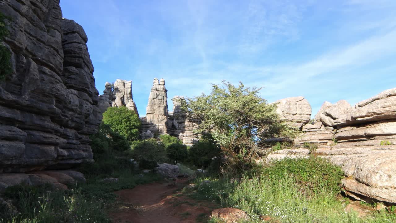 El Torcal de Antequera是位于西班牙安达卢西亚省Málaga的一个自然区域。视频下载