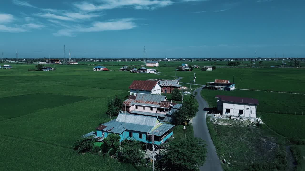 乡村全景视频素材