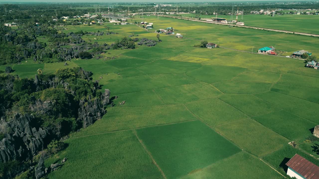 乡村全景视频素材