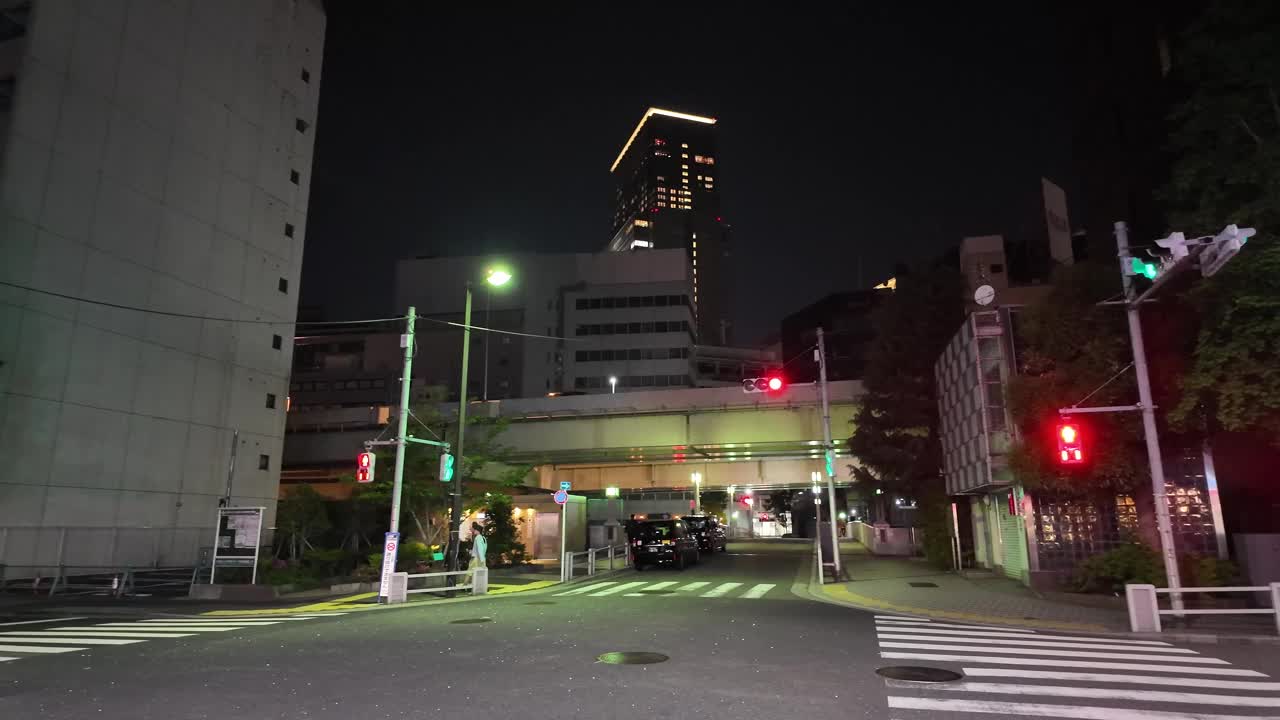 日本日本桥重建，夜景2024年5月视频下载