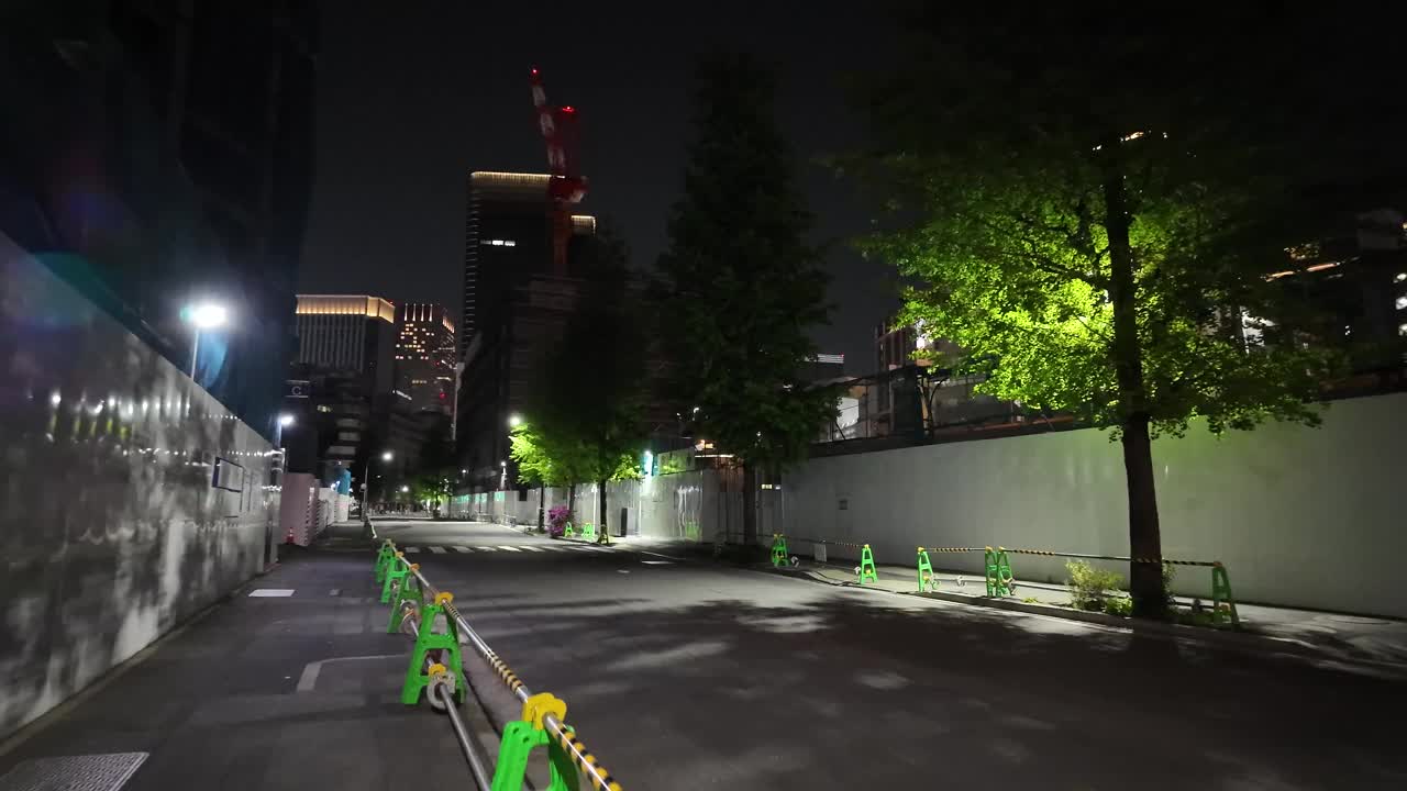 日本日本桥重建，夜景2024年5月视频素材